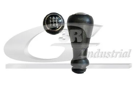 Ручка важеля КПП чорна Peugeot 206/406/605 3RG 25203