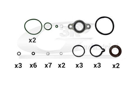 ZESTAW NAP. WTYSKU COMMON RAIL 3RG 85508 (фото 1)