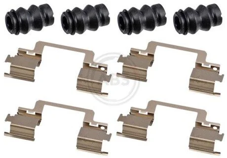 Планка супорта (переднього) прижимна (к-кт) VW Amarok 2.0/3.0 TDI 10- A.B.S. 0121Q
