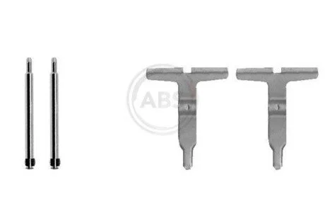 Комплектуючі, колодки дискового гальма A.B.S. 1217Q