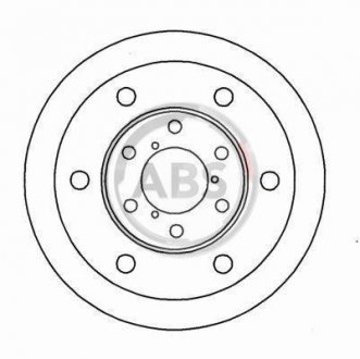 Гальмівний диск A.B.S. 15032 (фото 1)