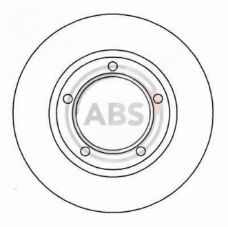 Гальмівний диск A.B.S. 15615
