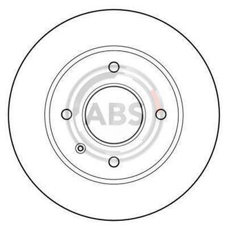 Гальмiвнi диски A.B.S. 15727 (фото 1)