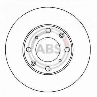 Гальмівний диск A.B.S. 15938 (фото 1)