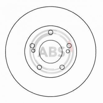 Гальмівний диск A.B.S. 16040