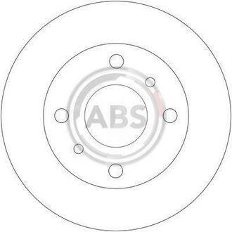 Гальмiвнi диски A.B.S. 16063 (фото 1)
