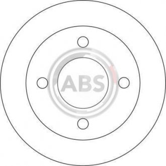 Гальмівний диск A.B.S. 16065 (фото 1)