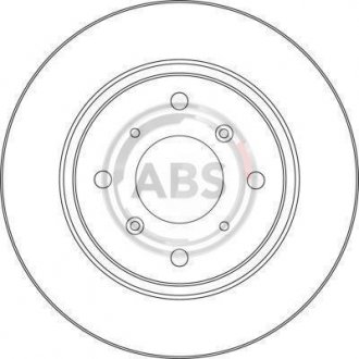 Гальмівний диск A.B.S. 16206