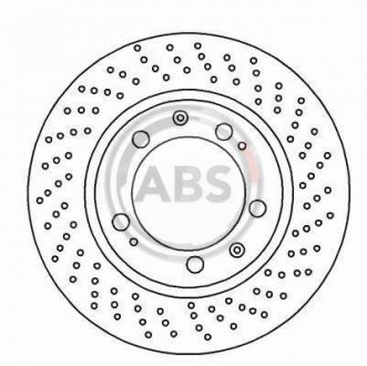 Гальмівний диск A.B.S. 16491
