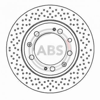 Гальмівний диск A.B.S. 16492