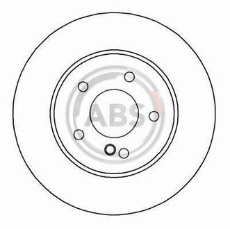 Гальмівний диск задн. W210 96-03 A.B.S. 16571