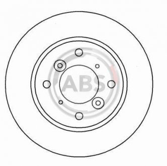 Гальмівний диск A.B.S. 16626 (фото 1)