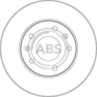 Гальмiвнi диски переднi A.B.S. 17011 (фото 1)