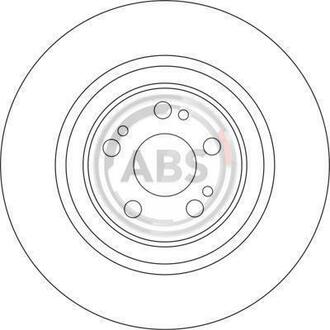 Гальмівний диск A.B.S. 17037 (фото 1)