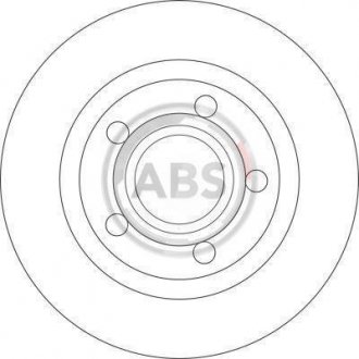 Гальмівний диск A.B.S. 17057 (фото 1)