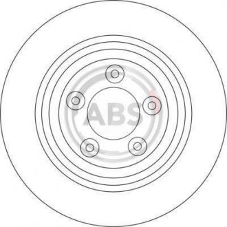 Гальмівний диск A.B.S. 17078 (фото 1)