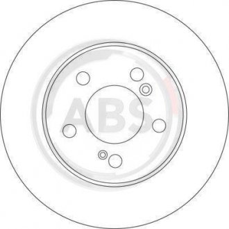Гальмівний диск A.B.S. 17107 (фото 1)