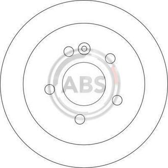 Диск гальмівний A.B.S. 17108