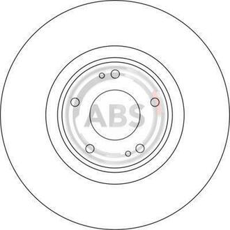 Диск тормозной A.B.S. 17127