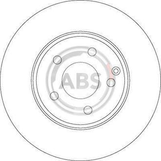 Гальмiвнi диски A.B.S. 17403 (фото 1)