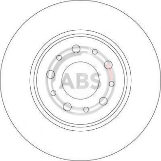 Гальмівний диск A.B.S. 17411