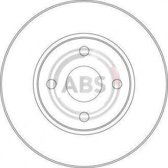 Гальмівний диск A.B.S. 17453