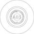 Гальмiвнi диски A.B.S. 17510 (фото 2)