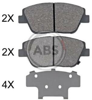 Гальмiвнi колодки дисковi A.B.S. 35033