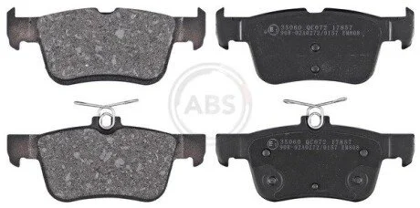КОЛОДКИ ТОРМ ЗАДН ДИСК A.B.S. 35060