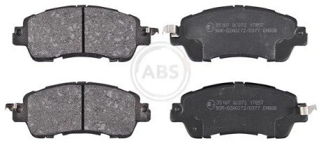 Тормозные колодки дисковые A.B.S. 35107