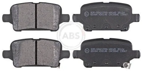 Тормозные колодки дисковые A.B.S. 35124