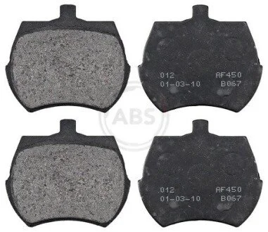 Гальмівні колодки, дискове гальмо (набір) A.B.S. 36011