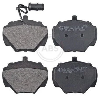 Гальмівні колодки, дискове гальмо (набір) A.B.S. 361251