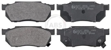 Колодки гальмівні пер. Civic/Prelude/Accord 81-95 A.B.S. 36167
