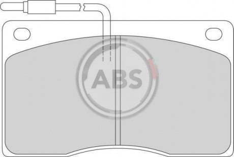 Гальмівні колодки, дискове гальмо (набір) A.B.S. 363411