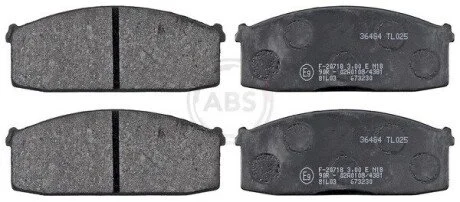 Гальмiвнi колодки дисковi A.B.S. 36484