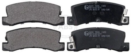 Колодки гальмівні задн. Avensis/Corolla/Camry/Corona/Celica/Carina/RX/ES 87-07 A.B.S. 36604