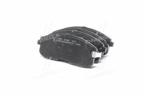 Колодка торм. диск. NISSAN MAXIMA/MAXIMA QX 89-00 передн. (ABS) A.B.S. 36691