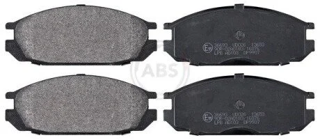 Гальмівні колодки, дискове гальмо (набір) A.B.S. 36693