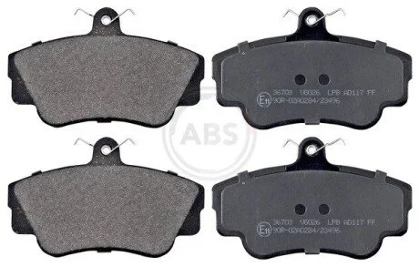 Колодки тормозные пер. Volvo 400 Series 88-97 A.B.S. 36703