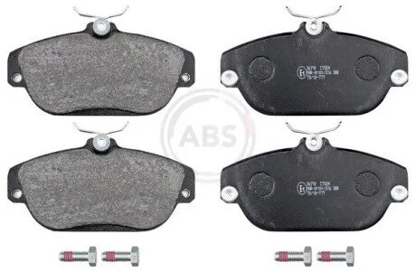 Гальмівні колодки, дискове гальмо (набір) A.B.S. 36710