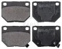 Гальмівнi колодки дисковi задн. Nissan 300 ZX 3.0 05.90-09.95 36719