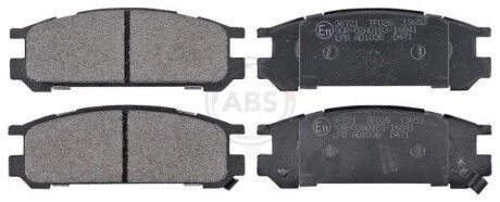 Гальмівні колодки дискові (1 к-т) A.B.S. 36721