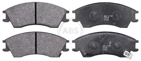 Гальмівні колодки, дискове гальмо (набір) A.B.S. 36738