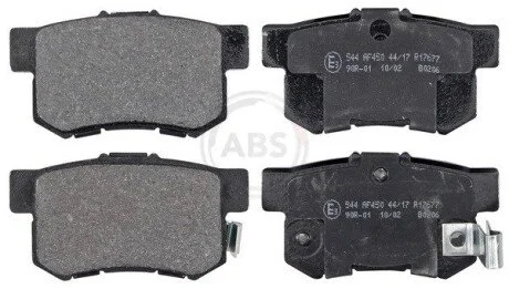 Гальмівні колодки зад. Civic 98-/Accord 90-03 (Akebono) (47,8x88,9x14,5) A.B.S. 36757