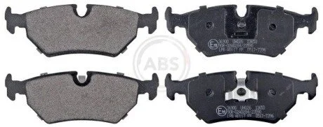 Тормозные колодки перед. Combo/Corsa -01/Astra/Vectra -96/Lanos A.B.S. 36900