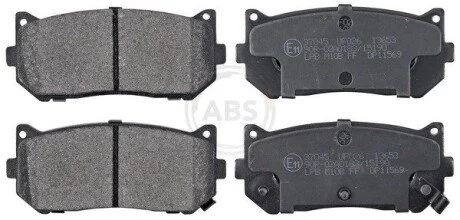 Гальмівні колодки, дискове гальмо (набір) A.B.S. 37045
