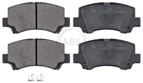 Гальмівні колодки, дискове гальмо (набір) A.B.S. 37086