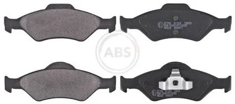 Комплект гальмівних колодок, дискове гальмо A.B.S. 37196