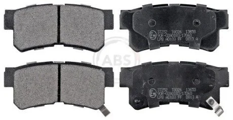 Гальмiвнi колодки дисковi A.B.S. 37252